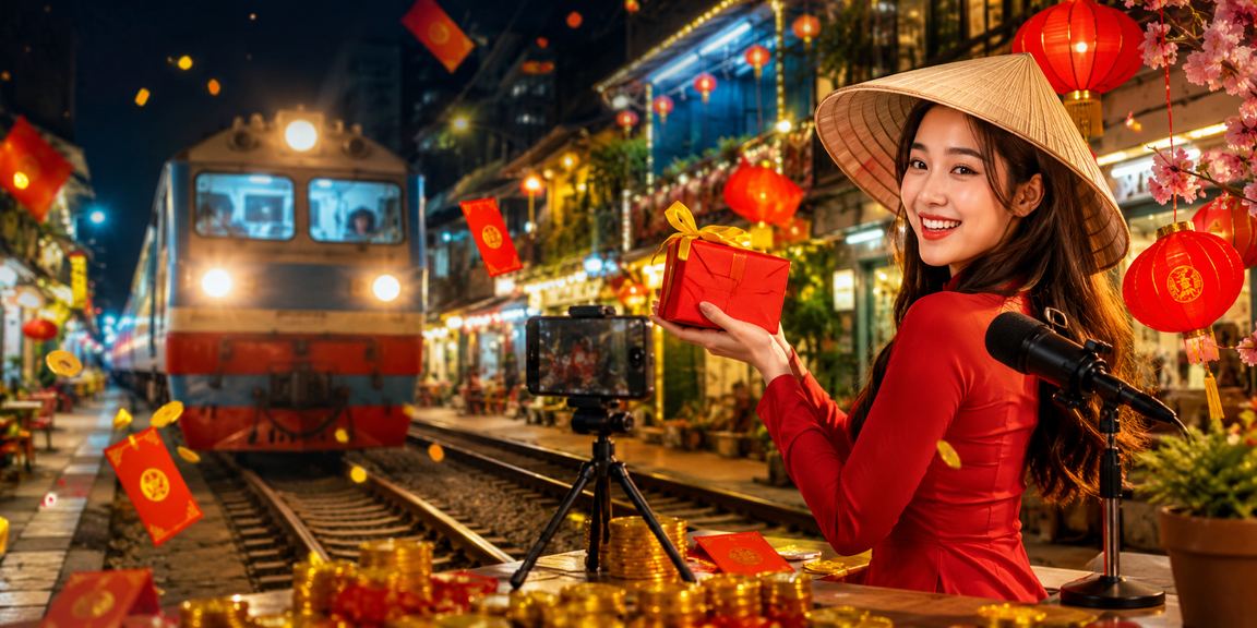 Phong bao đỏ tiền thưởng tặng thành viên mới tại Hà Nội trên tr90